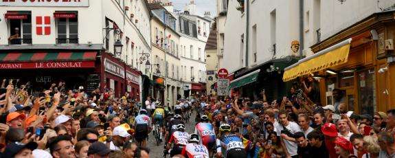 Arrivée du Tour de France 2025